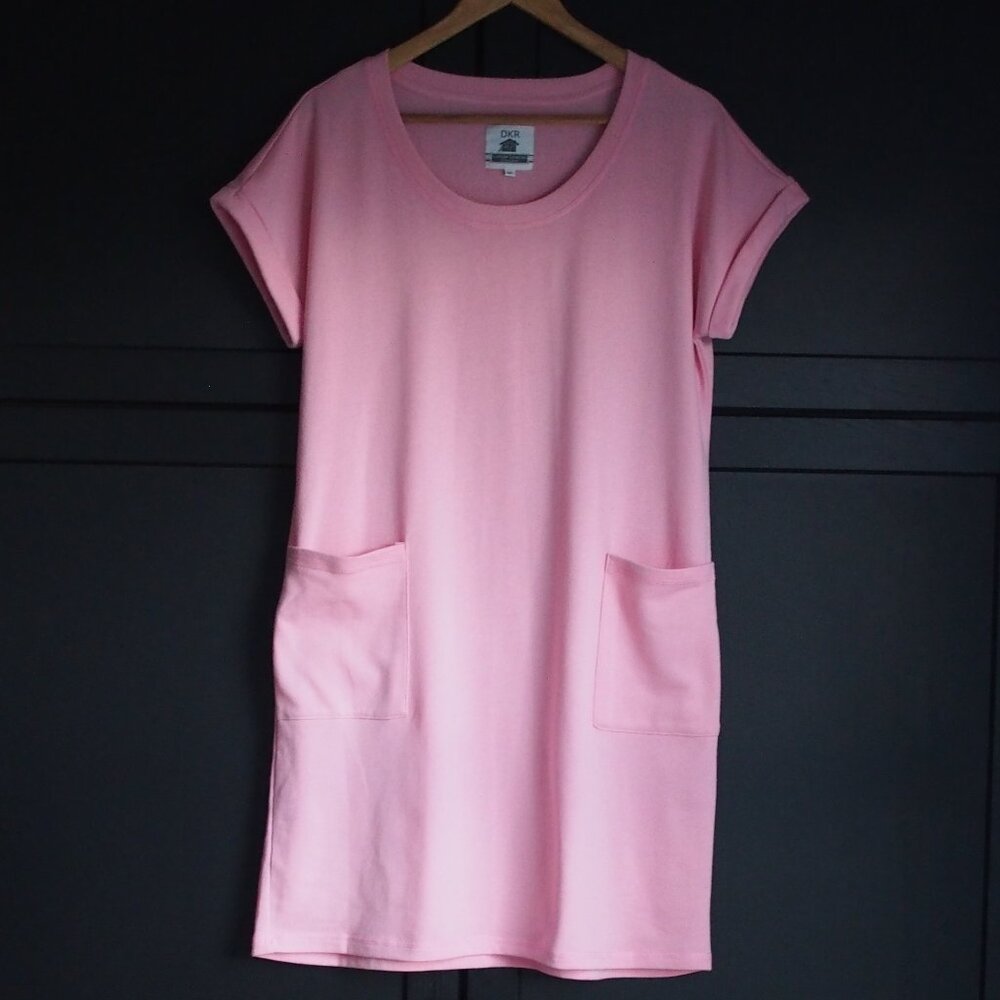 DKR Cottage Collection | Short Roll Sleeve Comfy Shift Dress